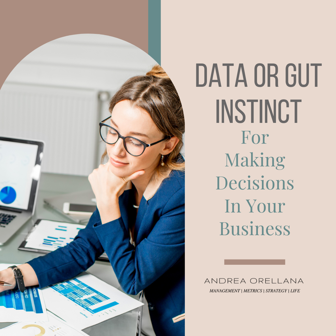 Data or Gut Instinct For Making Decisions In Your Business